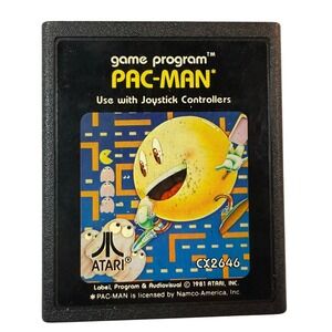 Pac-Man Atari 2600 Game CX2646 1981 Cartridge Only Vintage Tested Working